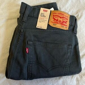 Levi’s grey 512 slim taper jeans